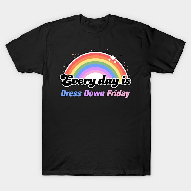 Dress Down Friday T-Shirt by fishbiscuit